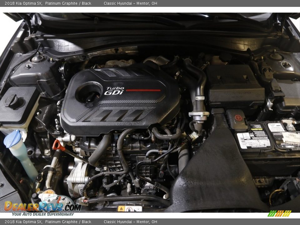 2018 Kia Optima SX 2.0 Liter GDI Turbocharged DOHC 16-Valve CVVT 4 Cylinder Engine Photo #20