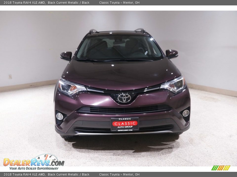 2018 Toyota RAV4 XLE AWD Black Current Metallic / Black Photo #2