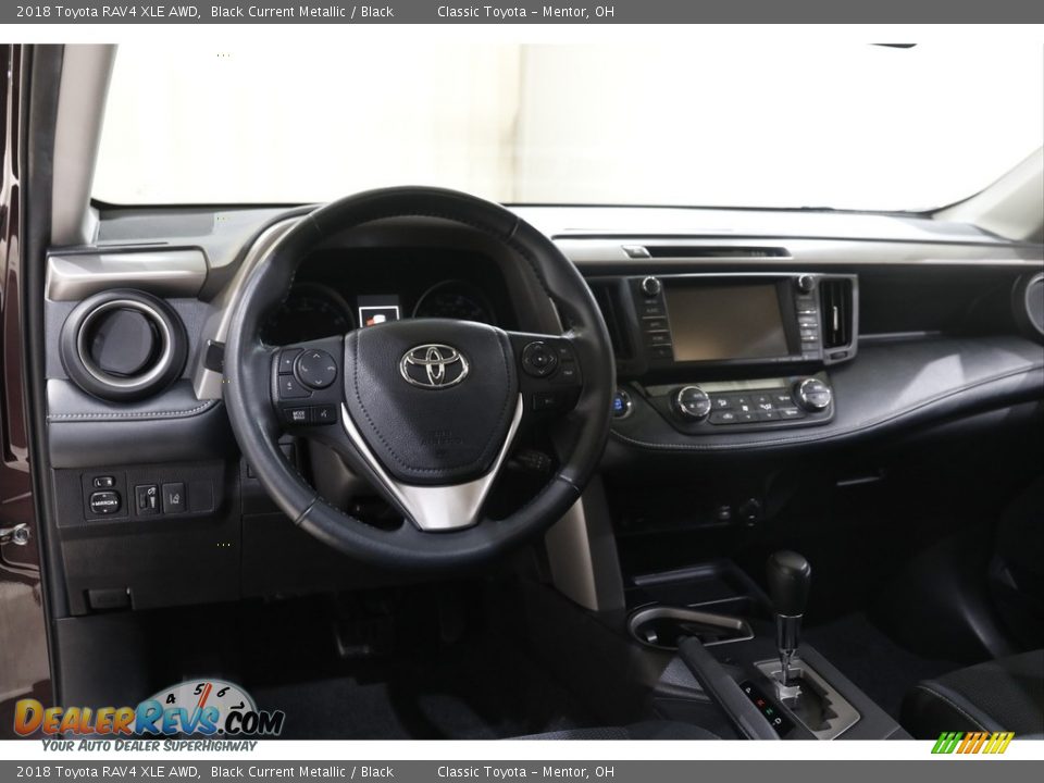 2018 Toyota RAV4 XLE AWD Black Current Metallic / Black Photo #6