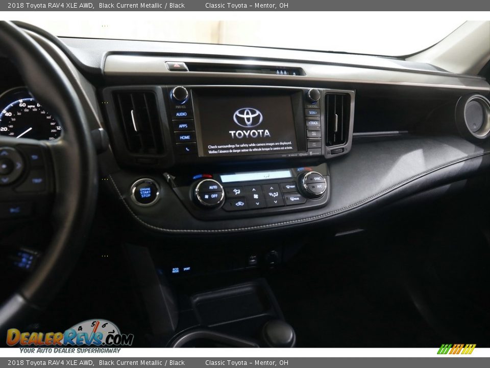 2018 Toyota RAV4 XLE AWD Black Current Metallic / Black Photo #9