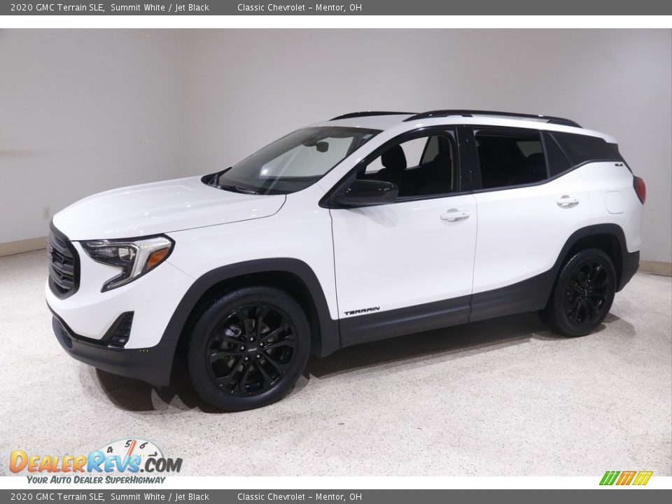 2020 GMC Terrain SLE Summit White / Jet Black Photo #3