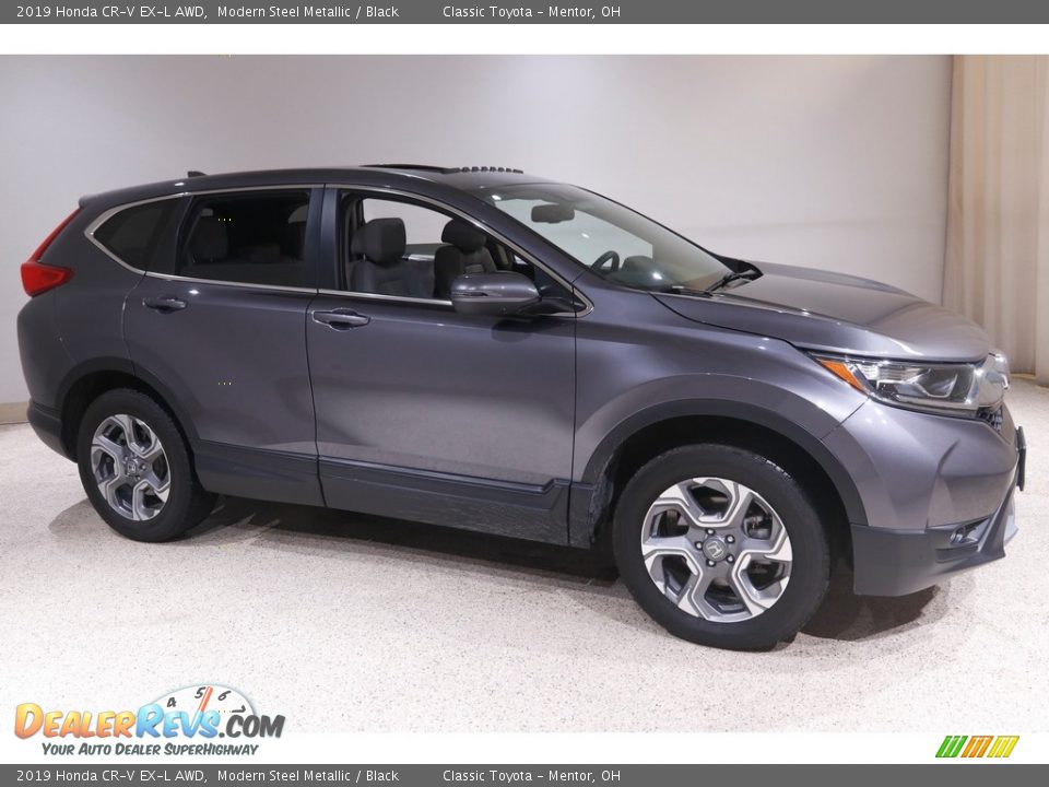 2019 Honda CR-V EX-L AWD Modern Steel Metallic / Black Photo #1