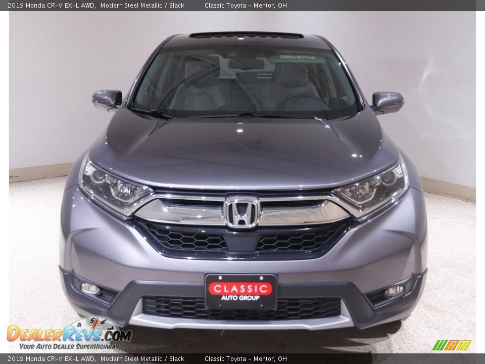 2019 Honda CR-V EX-L AWD Modern Steel Metallic / Black Photo #2