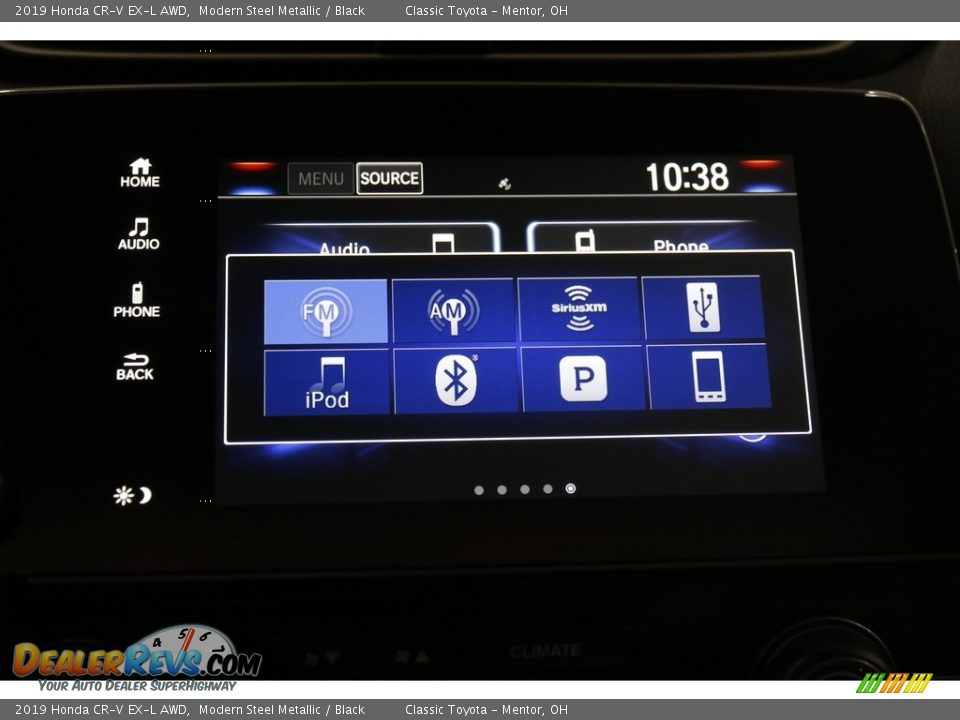 2019 Honda CR-V EX-L AWD Modern Steel Metallic / Black Photo #11