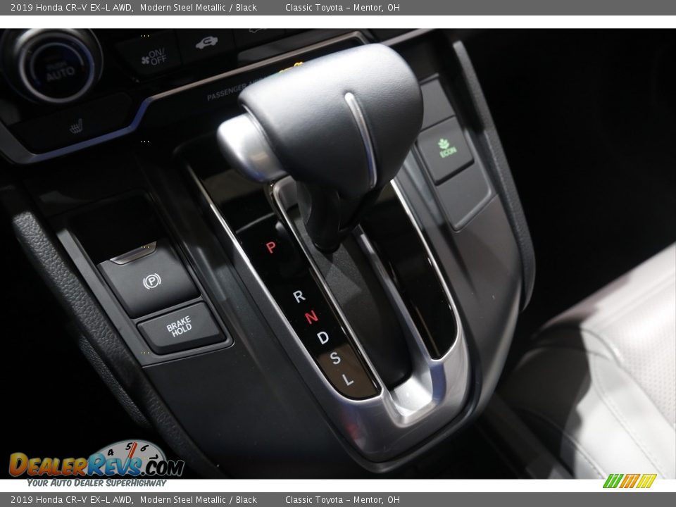 2019 Honda CR-V EX-L AWD Modern Steel Metallic / Black Photo #14