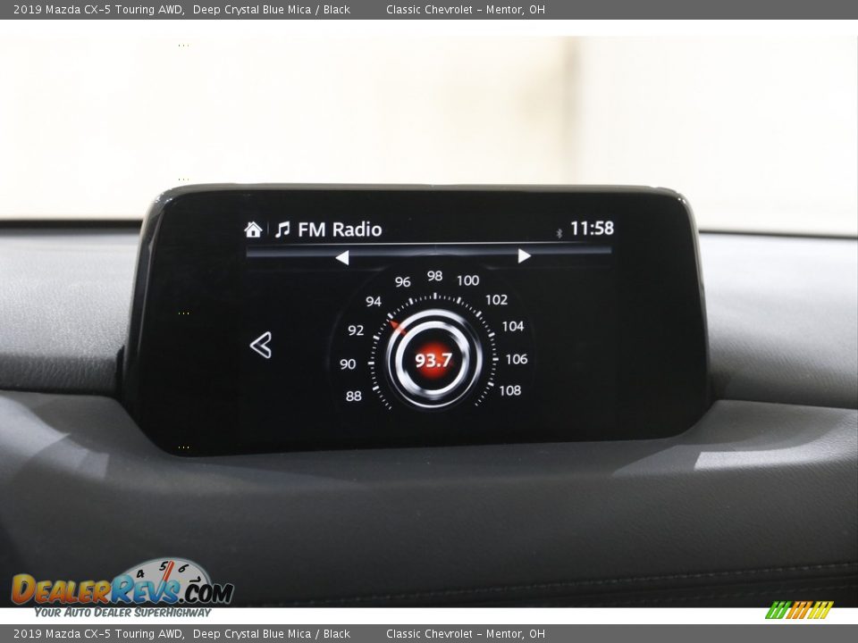 2019 Mazda CX-5 Touring AWD Deep Crystal Blue Mica / Black Photo #11