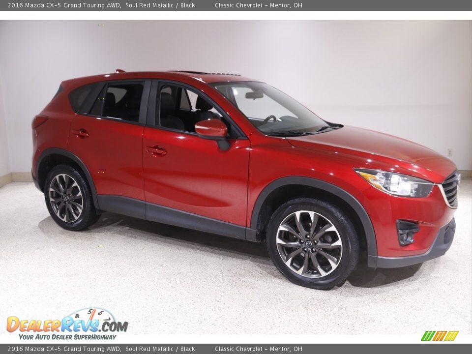 2016 Mazda CX-5 Grand Touring AWD Soul Red Metallic / Black Photo #1