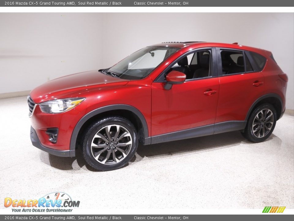 2016 Mazda CX-5 Grand Touring AWD Soul Red Metallic / Black Photo #3