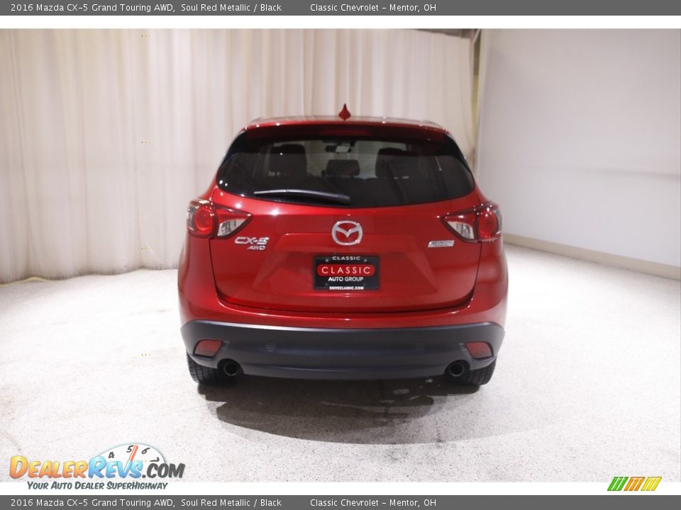 2016 Mazda CX-5 Grand Touring AWD Soul Red Metallic / Black Photo #22