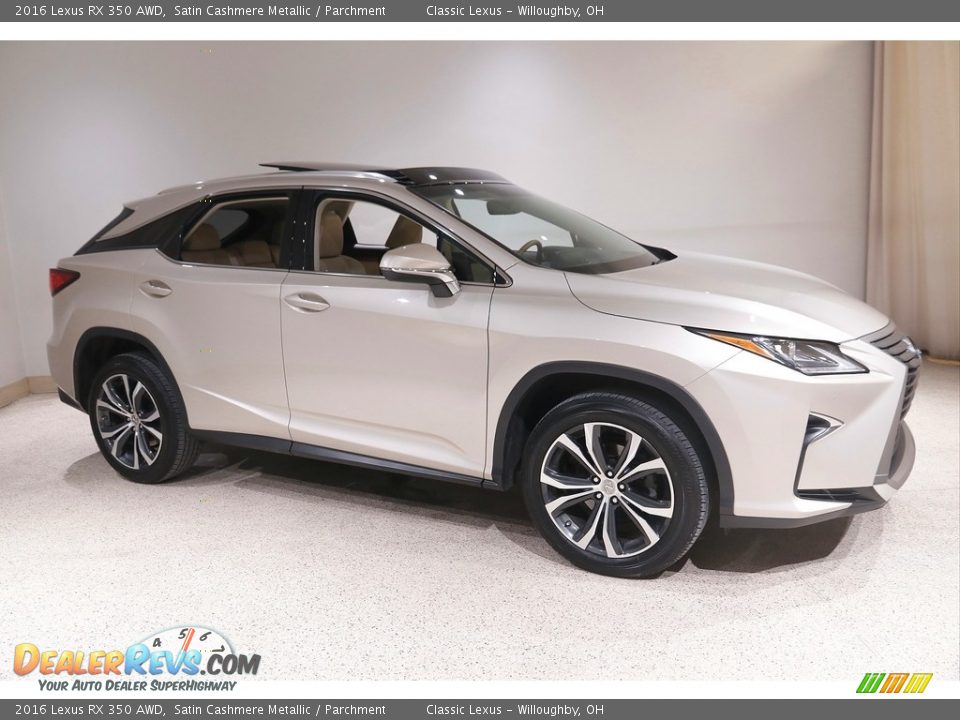 Satin Cashmere Metallic 2016 Lexus RX 350 AWD Photo #1