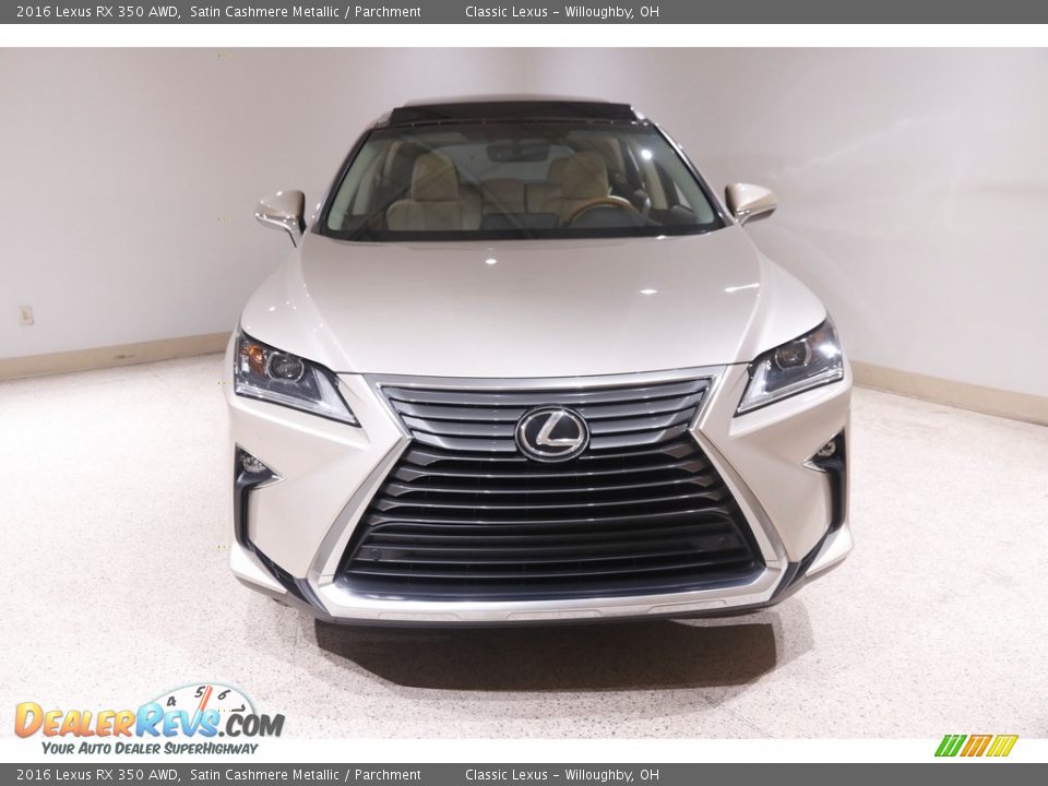 2016 Lexus RX 350 AWD Satin Cashmere Metallic / Parchment Photo #2