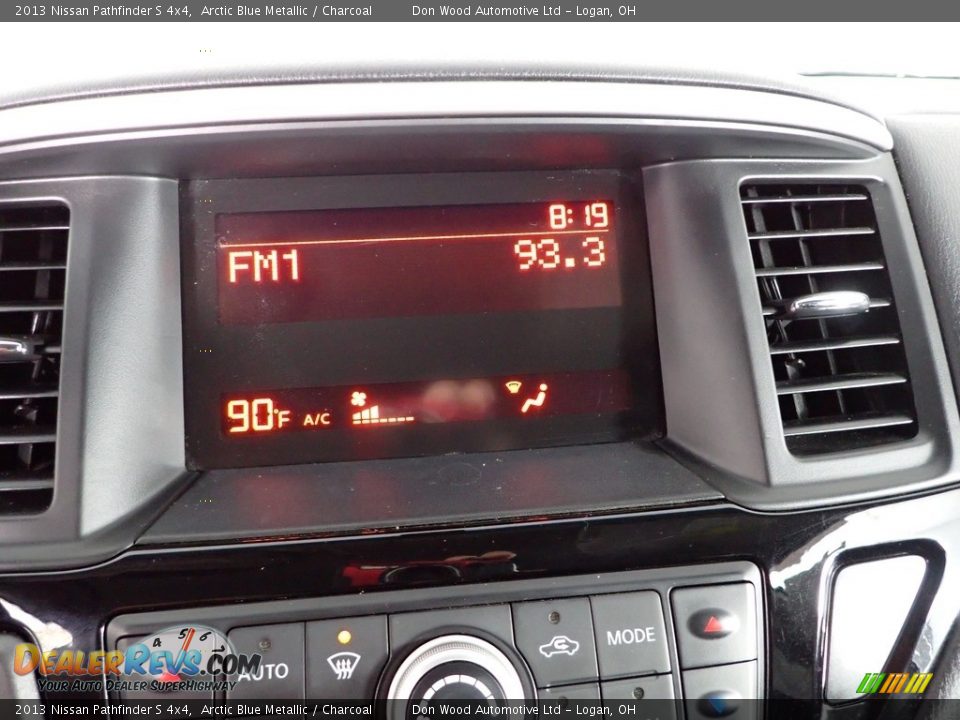 2013 Nissan Pathfinder S 4x4 Arctic Blue Metallic / Charcoal Photo #2