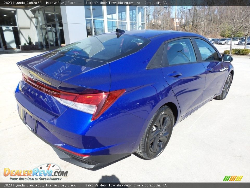 2023 Hyundai Elantra SEL Intense Blue / Black Photo #2