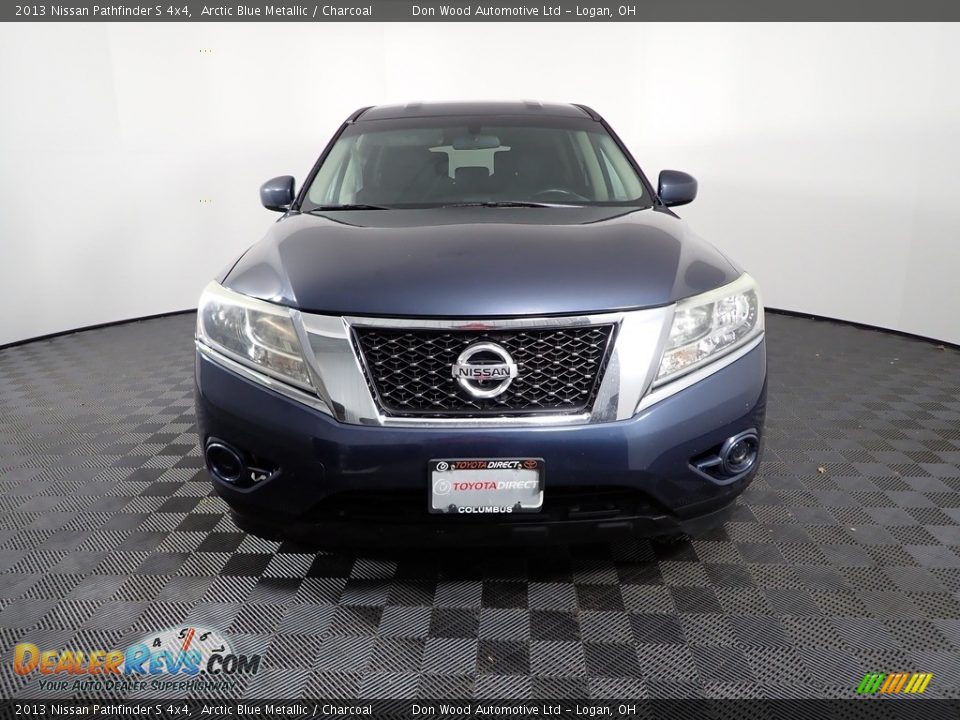 2013 Nissan Pathfinder S 4x4 Arctic Blue Metallic / Charcoal Photo #3