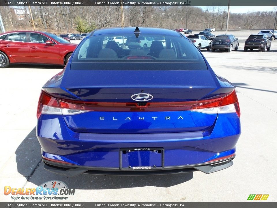 2023 Hyundai Elantra SEL Intense Blue / Black Photo #3