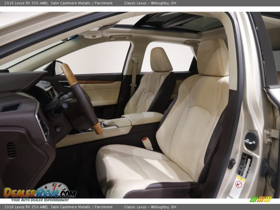 Front Seat of 2016 Lexus RX 350 AWD Photo #5