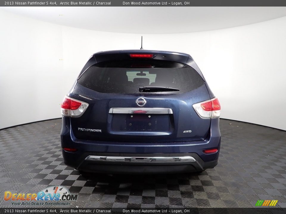 2013 Nissan Pathfinder S 4x4 Arctic Blue Metallic / Charcoal Photo #6