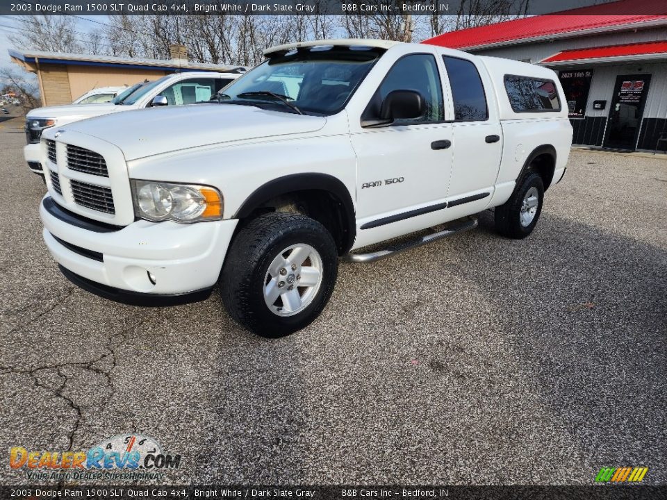 Front 3/4 View of 2003 Dodge Ram 1500 SLT Quad Cab 4x4 Photo #5