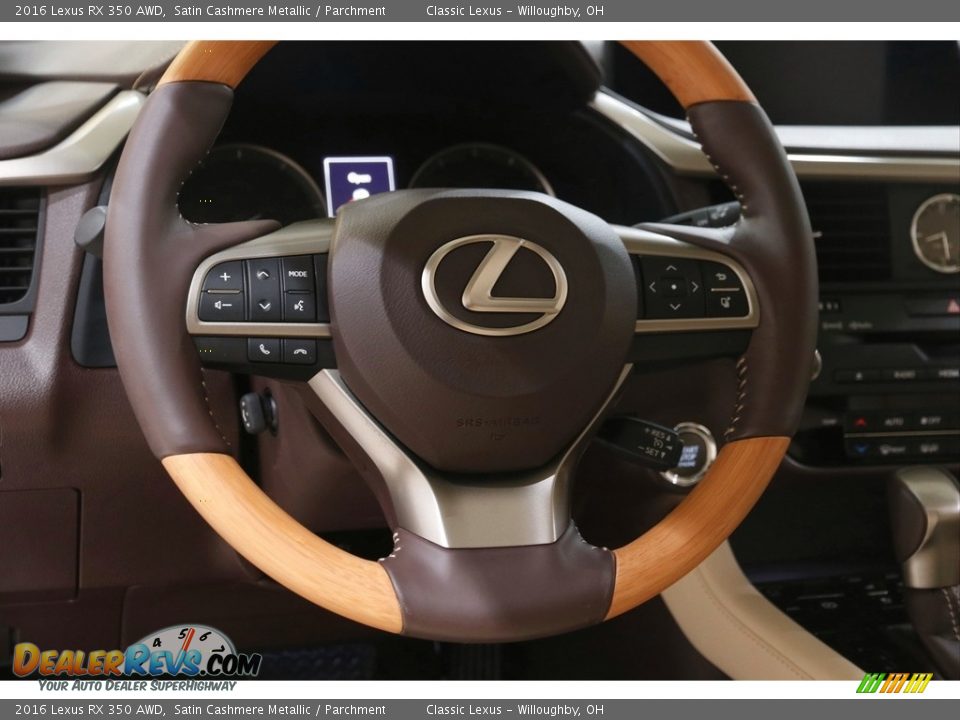 2016 Lexus RX 350 AWD Steering Wheel Photo #7