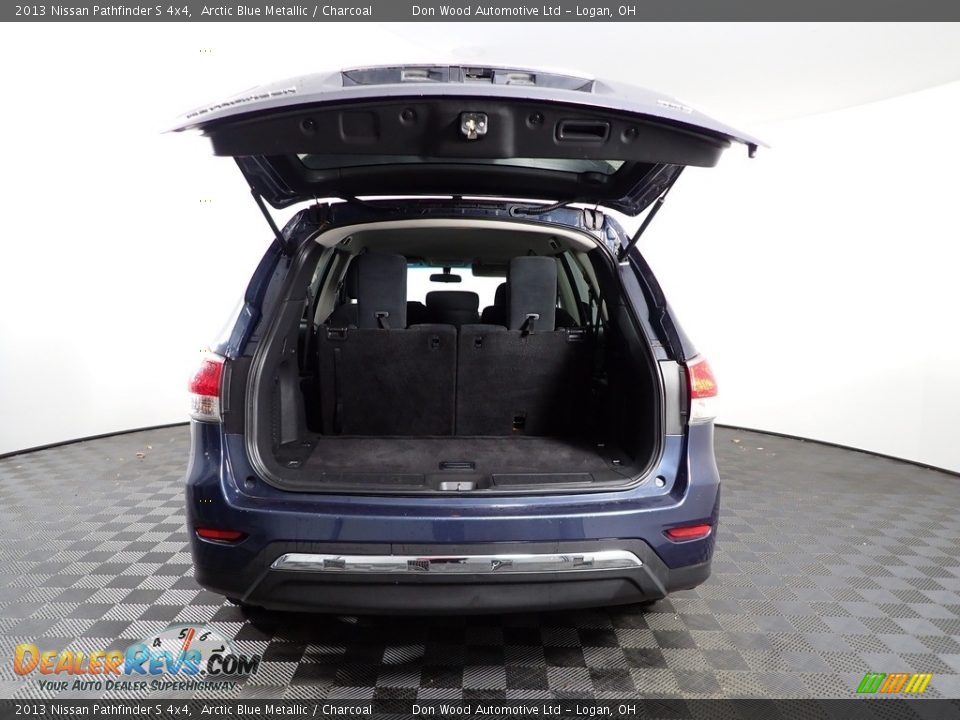 2013 Nissan Pathfinder S 4x4 Arctic Blue Metallic / Charcoal Photo #7