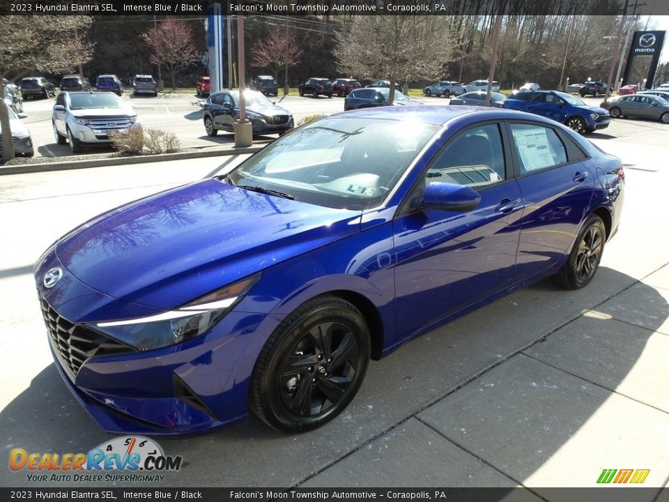 2023 Hyundai Elantra SEL Intense Blue / Black Photo #7