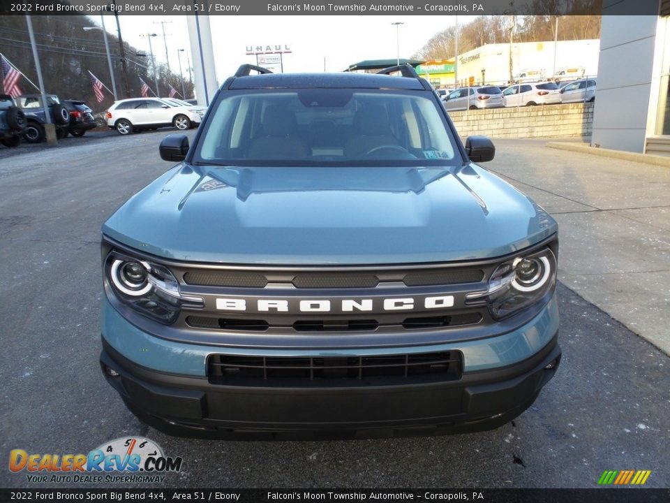 2022 Ford Bronco Sport Big Bend 4x4 Area 51 / Ebony Photo #8