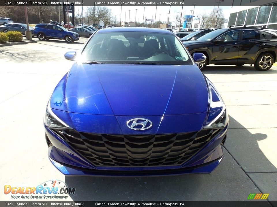 2023 Hyundai Elantra SEL Intense Blue / Black Photo #8