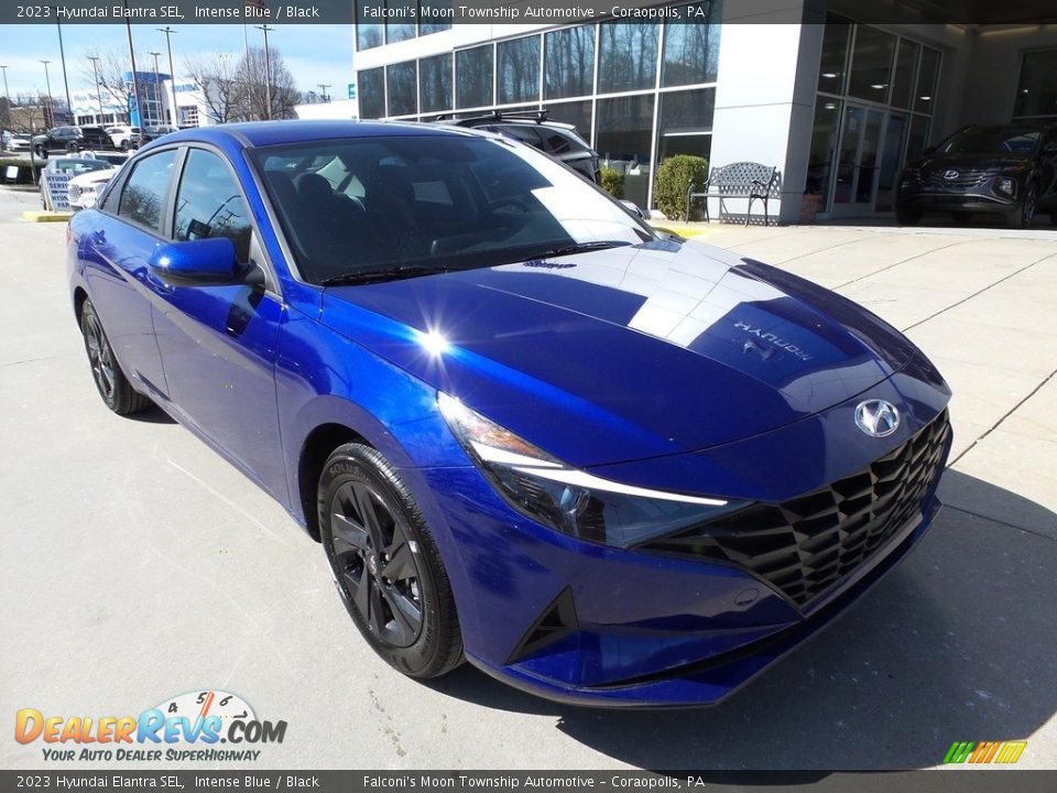 2023 Hyundai Elantra SEL Intense Blue / Black Photo #9