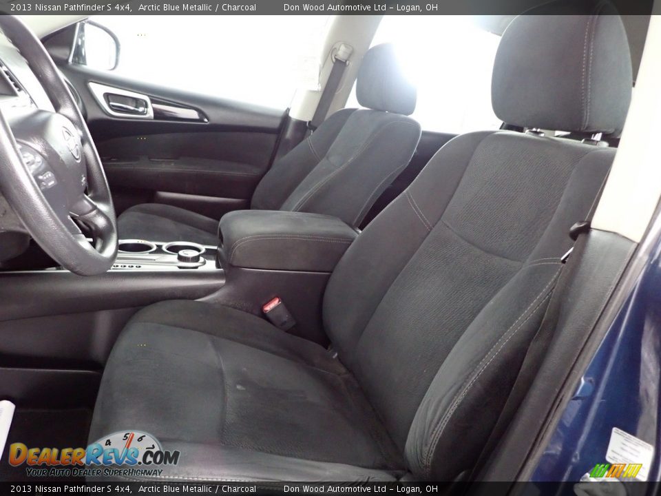 2013 Nissan Pathfinder S 4x4 Arctic Blue Metallic / Charcoal Photo #12