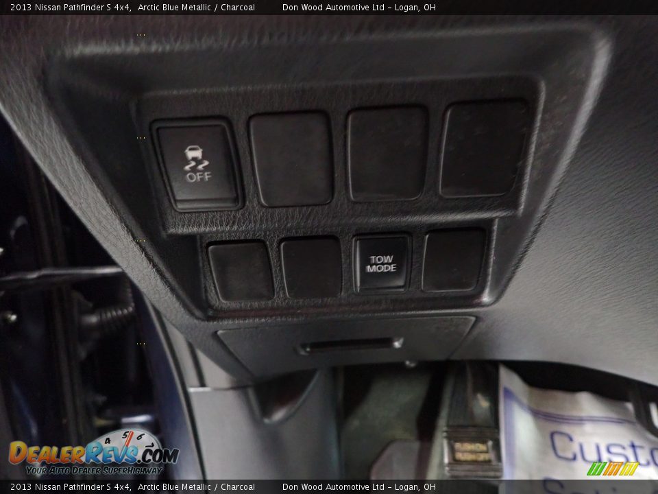 2013 Nissan Pathfinder S 4x4 Arctic Blue Metallic / Charcoal Photo #13