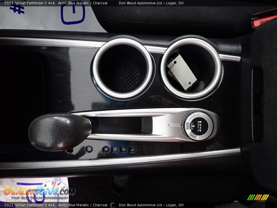 2013 Nissan Pathfinder S 4x4 Arctic Blue Metallic / Charcoal Photo #18
