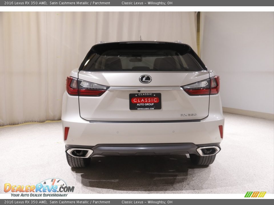 2016 Lexus RX 350 AWD Satin Cashmere Metallic / Parchment Photo #20