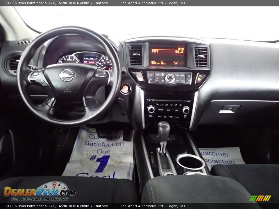 2013 Nissan Pathfinder S 4x4 Arctic Blue Metallic / Charcoal Photo #23