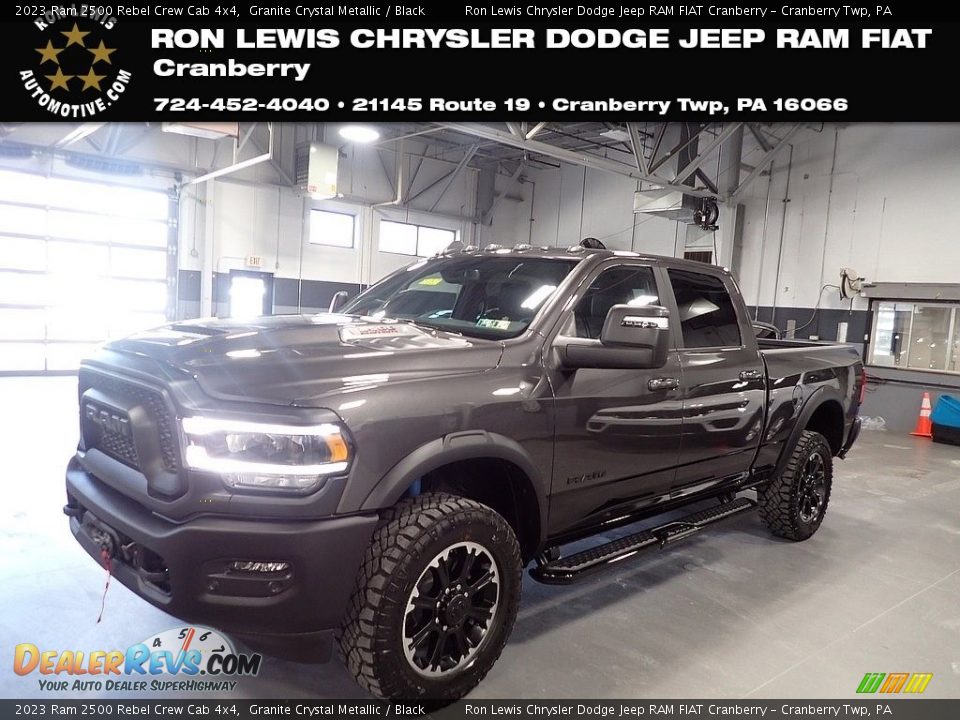 2023 Ram 2500 Rebel Crew Cab 4x4 Granite Crystal Metallic / Black Photo #1