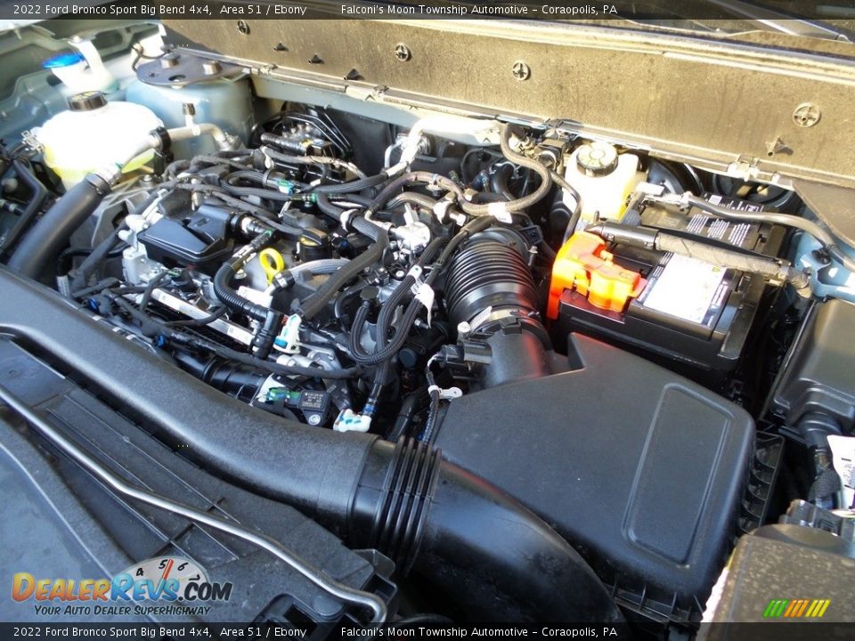 2022 Ford Bronco Sport Big Bend 4x4 1.5 Liter Turbocharged DOHC 12-Valve Ti-VCT EcoBoost 3 Cylinder Engine Photo #30