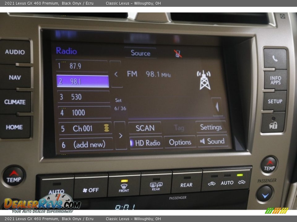 Controls of 2021 Lexus GX 460 Premium Photo #11