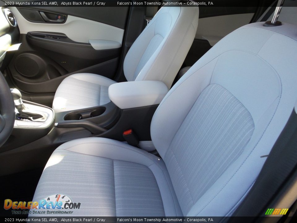 Front Seat of 2023 Hyundai Kona SEL AWD Photo #11