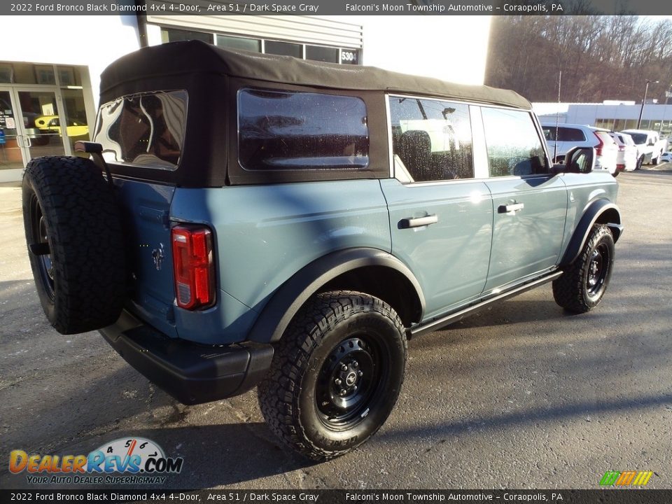 2022 Ford Bronco Black Diamond 4x4 4-Door Area 51 / Dark Space Gray Photo #2