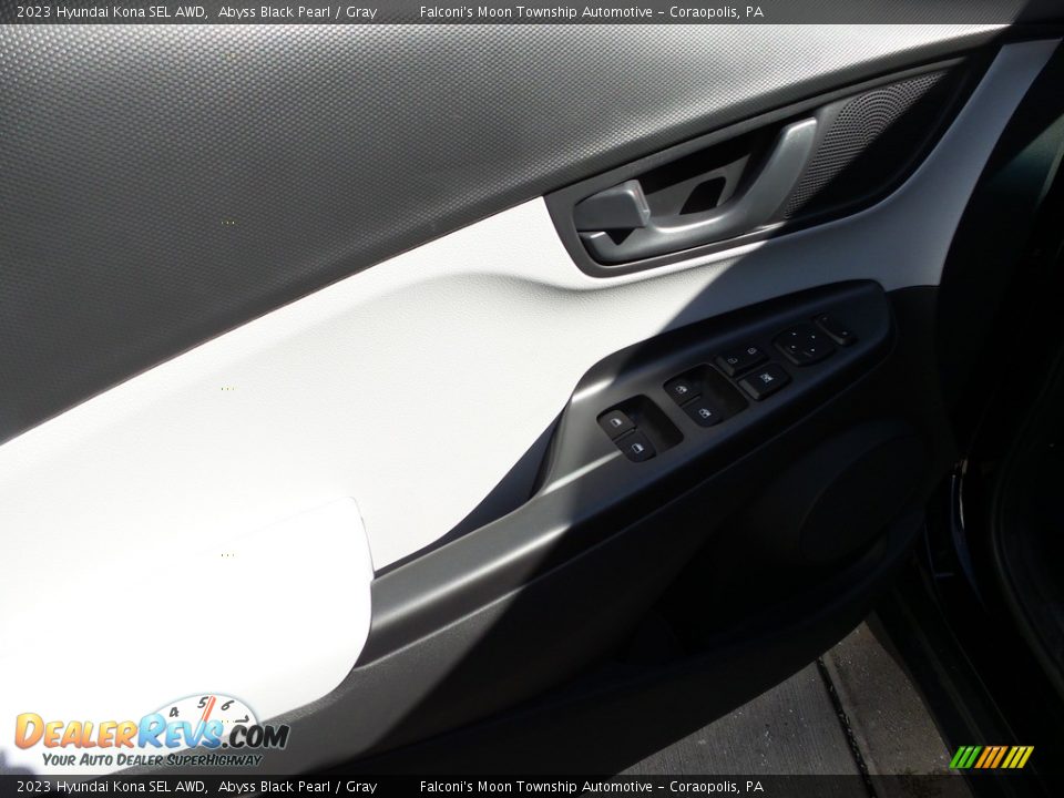 2023 Hyundai Kona SEL AWD Abyss Black Pearl / Gray Photo #14