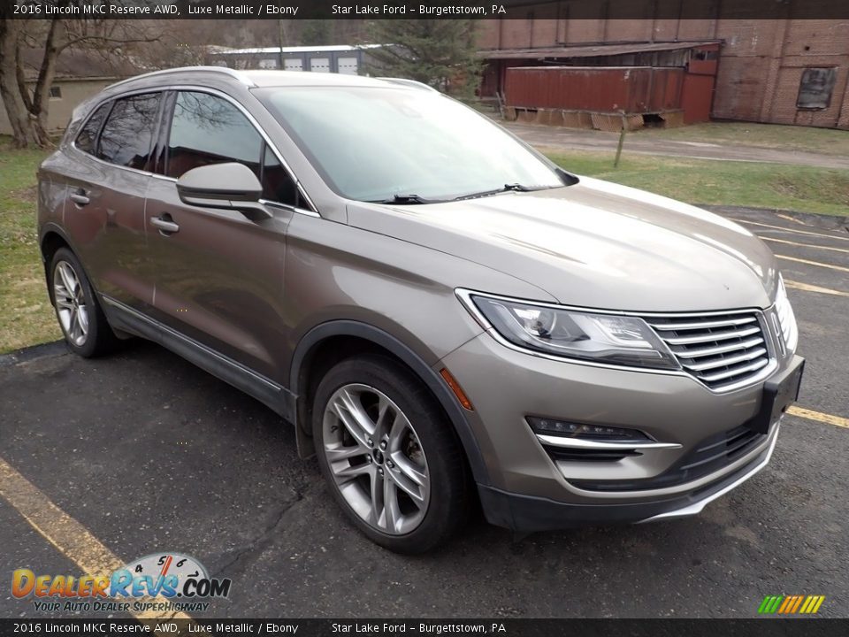 2016 Lincoln MKC Reserve AWD Luxe Metallic / Ebony Photo #2