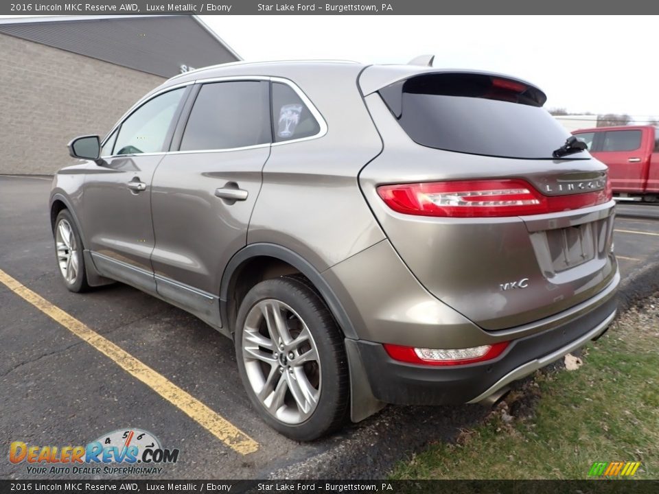 2016 Lincoln MKC Reserve AWD Luxe Metallic / Ebony Photo #4