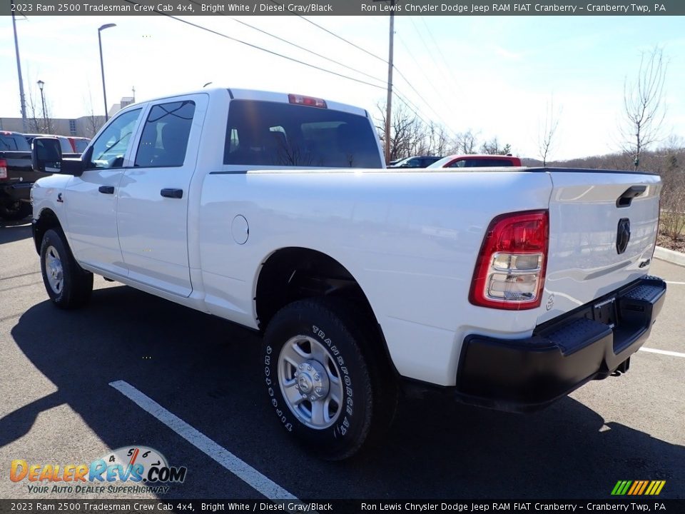 2023 Ram 2500 Tradesman Crew Cab 4x4 Bright White / Diesel Gray/Black Photo #3