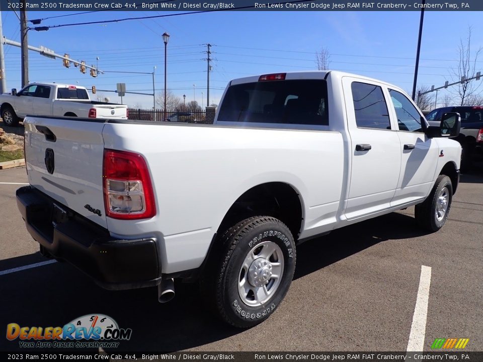 2023 Ram 2500 Tradesman Crew Cab 4x4 Bright White / Diesel Gray/Black Photo #5