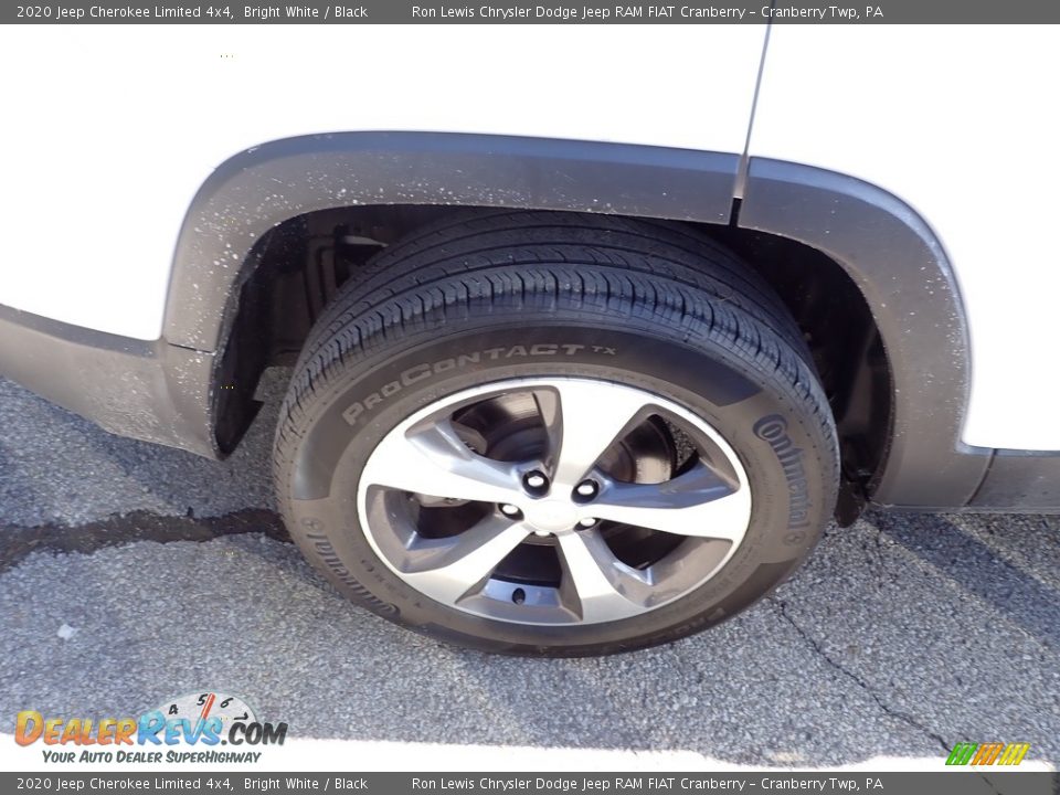 2020 Jeep Cherokee Limited 4x4 Bright White / Black Photo #5