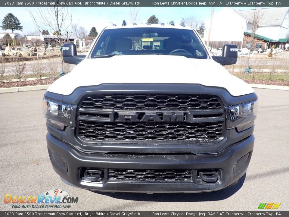 2023 Ram 2500 Tradesman Crew Cab 4x4 Bright White / Diesel Gray/Black Photo #8