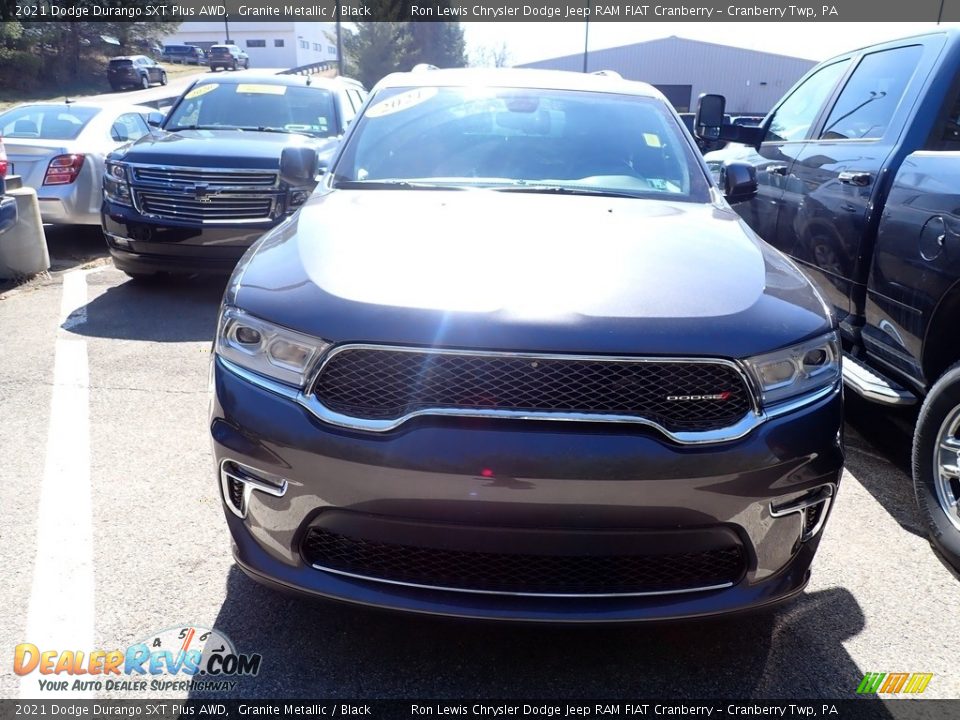 2021 Dodge Durango SXT Plus AWD Granite Metallic / Black Photo #2