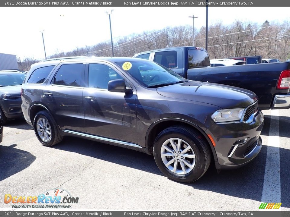 2021 Dodge Durango SXT Plus AWD Granite Metallic / Black Photo #4