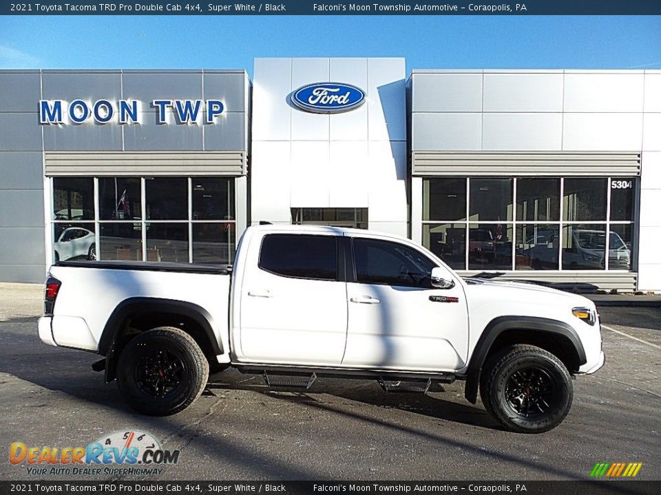 2021 Toyota Tacoma TRD Pro Double Cab 4x4 Super White / Black Photo #1