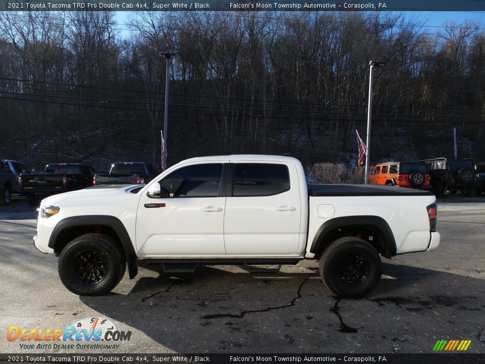 Super White 2021 Toyota Tacoma TRD Pro Double Cab 4x4 Photo #3