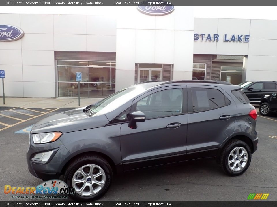 2019 Ford EcoSport SE 4WD Smoke Metallic / Ebony Black Photo #1